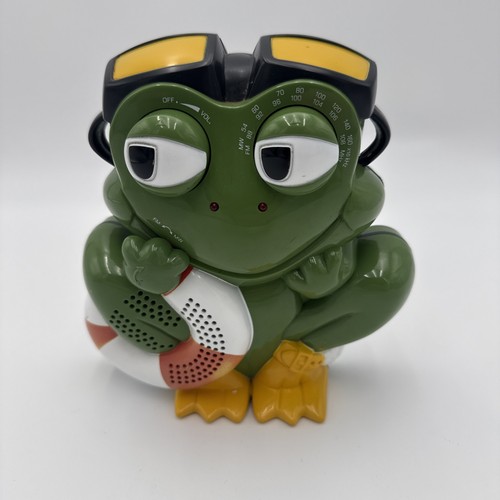 Frog shower radio - frog, splash