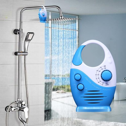 Shower radio with built - shower, in