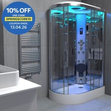 Insignia Chrome Steam Shower