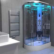 Insignia Chrome Steam Shower